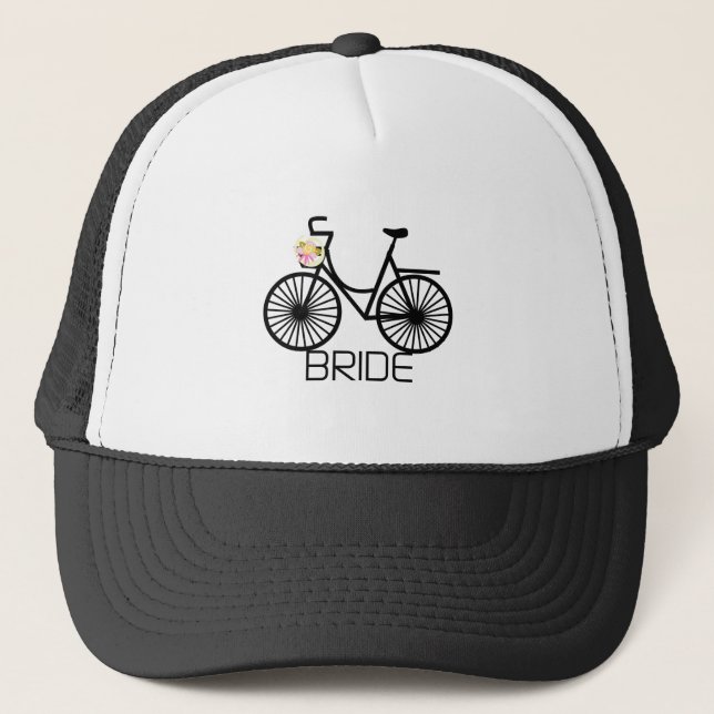 Boné Camiseta e presentes da noiva da bicicleta (Frente)