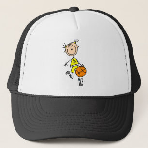 Boné Camiseta e presentes pingando do basquetebol da