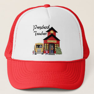 Boné Camiseta e presentes prées-escolar do professor d