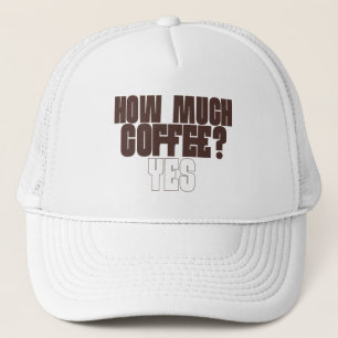 Boné Camiseta engraçada para amantes de café – “Quanto 
