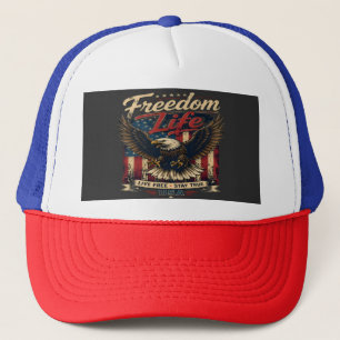 Boné Camiseta Gráfica da Bandeira Americana Patriótica