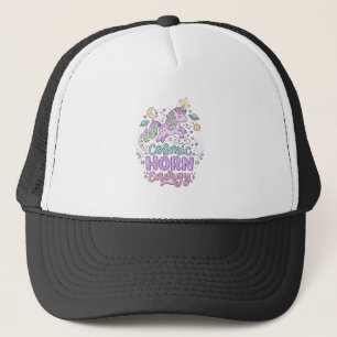 Boné Camiseta Gráfica Unicórnio Chifre Cósmico Energia