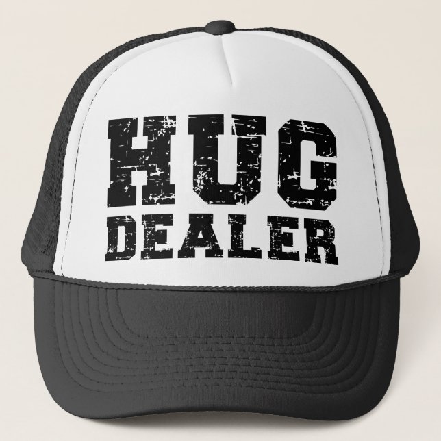 Boné Camiseta Hug Dealer T, Camisa De Abraços Livres,En (Frente)