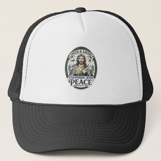 Boné Camiseta Jesus Cupom Brechó Frugal Fé Baseado Desi (Frente)