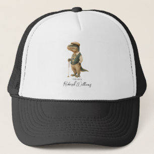 Boné Camiseta Legal Tee-Rex Golfista Dinossauro Assinat