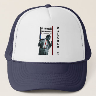 Boné Camiseta Malcolm X - Por Qualquer Meio Necessário