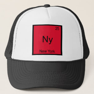 Boné Camiseta Ny - Símbolo Químico de Nova York