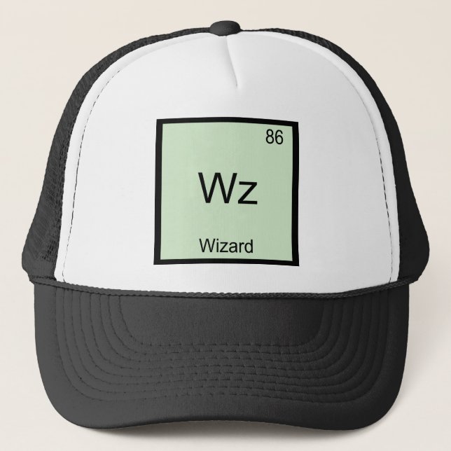 Boné Camiseta Símbolo de Química do Elemento Divertido  (Frente)