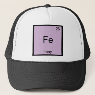Boné Camiseta Símbolo Químico Irônico e Divertido do El