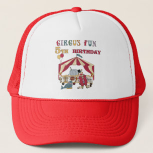 Boné Camisetas de aniversário e presentes de 5 de Circo