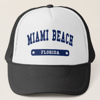 Boné camisetas de Estilo da Universidade de Miami Beach