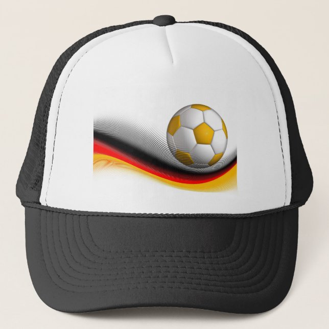 Boné Camisetas de futebol personalizadas Eu amo futebol (Frente)