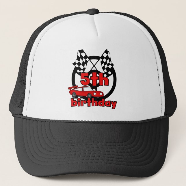 Boné Camisetas e presentes de 5 de corridas de carros (Frente)