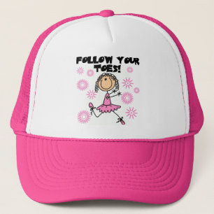 Boné Camisetas e Presentes de Bailarina Seguir seus Ded