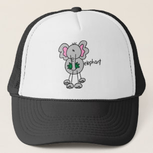 Boné Camisetas e Presentes de Elefante em Figuras de Pa