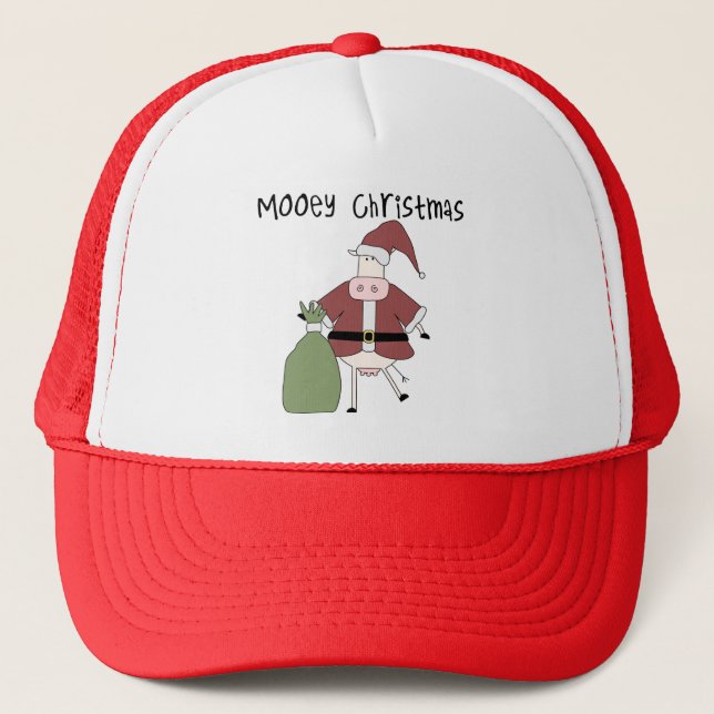 Boné Camisetas e presentes de Natal de Mooey Cow (Frente)