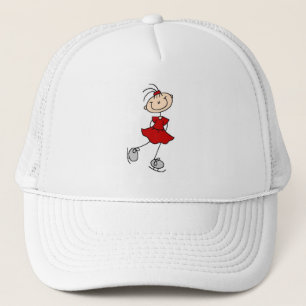 Boné Camisetas e Presentes de Patinadora Artística com