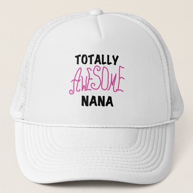 Boné Camisetas e Presentes Rosa Totalmente Incrível da  (Frente)