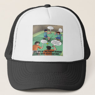 Boné Camisetas engraçadas de desenhos animados de tênis