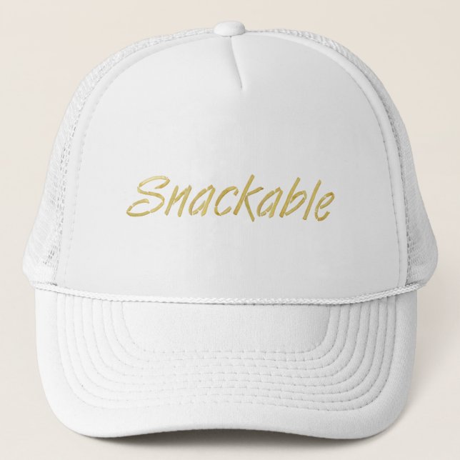 Boné Camisetas femininas TEE Snackable (Frente)