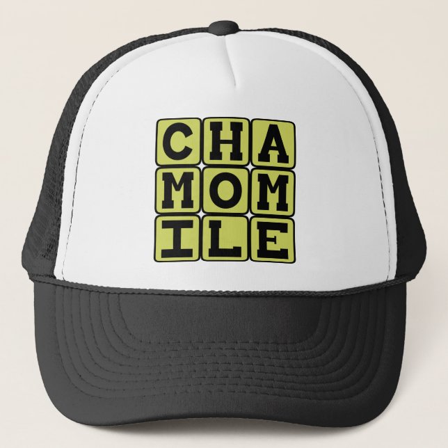 Boné Camomila, Tipo de Chá (Frente)
