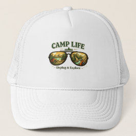 Boné Camp Life Feels Right – Adventure Trucker Hat USA