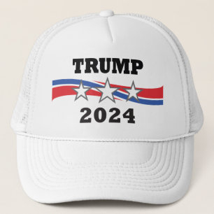 Boné Campanha de Vitória Trump 2024 Stars & Stripes