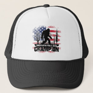 Boné Campeão Americano de Esconde-Esconde do Pé-Grande
