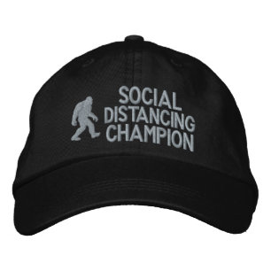 Boné Campeão de Distância Social - Quadrado