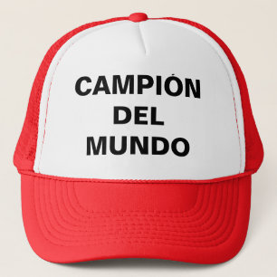 BONÉ CAMPEÓN DEL MUNDO