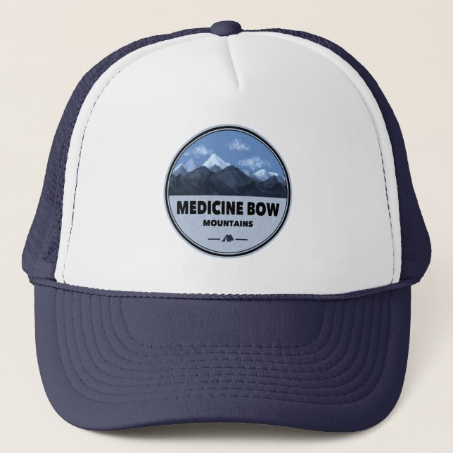 Boné Camping do Arco de Medicina Colorado Wyoming (Frente)