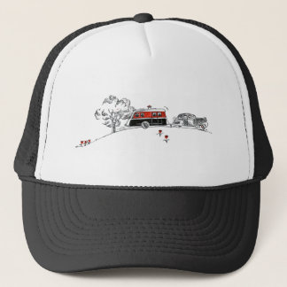 Boné Campista e carro antigos