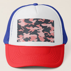 Boné Camuflagem rosa: Padrão clássico de vinheta