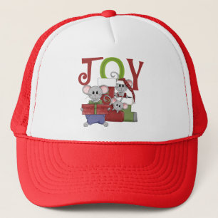 Boné Camundongos JOY Camisas de Natal e presentes
