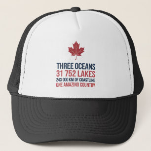 Boné Canadá 3 Oceanos 31752 Lagos 243000 km de costa