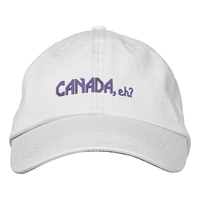 Boné CANADÁ, né? Olhar Bordado  (Frente)