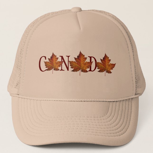 Boné Canadá Souvenir Canadá Mapeia Trucker caps Fo (Frente)
