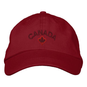 Boné Canadense Maple Leaf Embroiderme Canadá