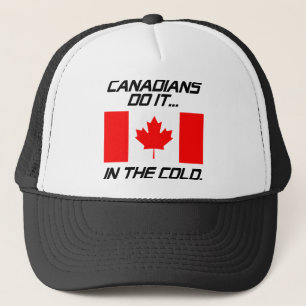 Boné Canadenses Fazem Isso... No Frio.