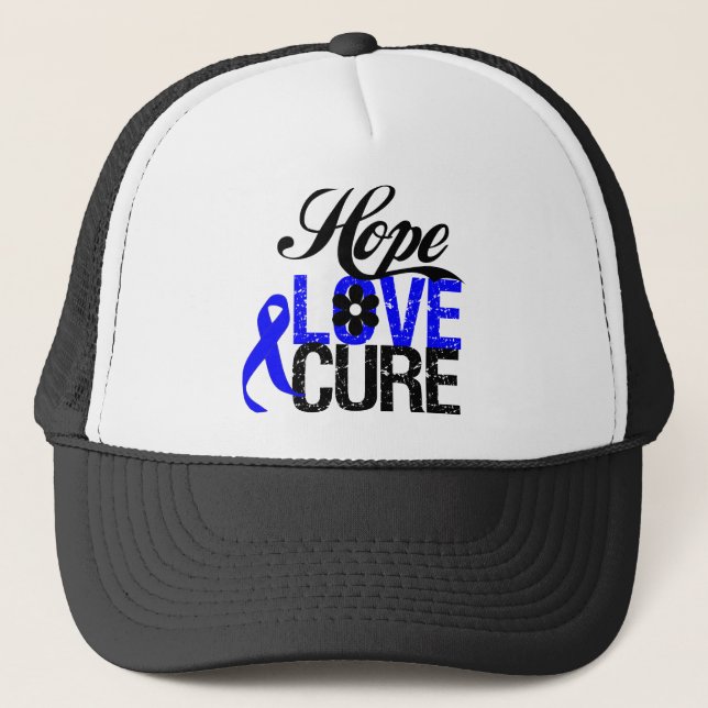 Boné CANCER COLON Hope Love Cure Gifts (Frente)