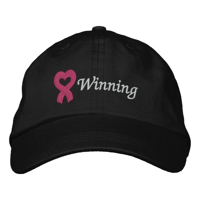 Boné Cancer da mama vencendo (Frente)