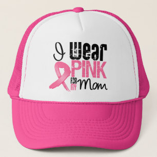 Boné Cancro da mama eu visto a fita cor-de-rosa para