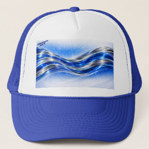 Boné Caneca de Energia Aqualume Flow – Onda Prateada Az