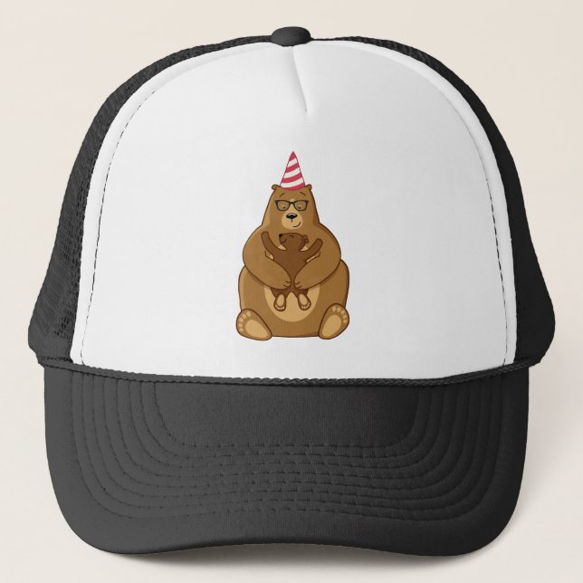 Boné Caneca Especial Dia dos Pais Urso Papa Fofo (Frente)