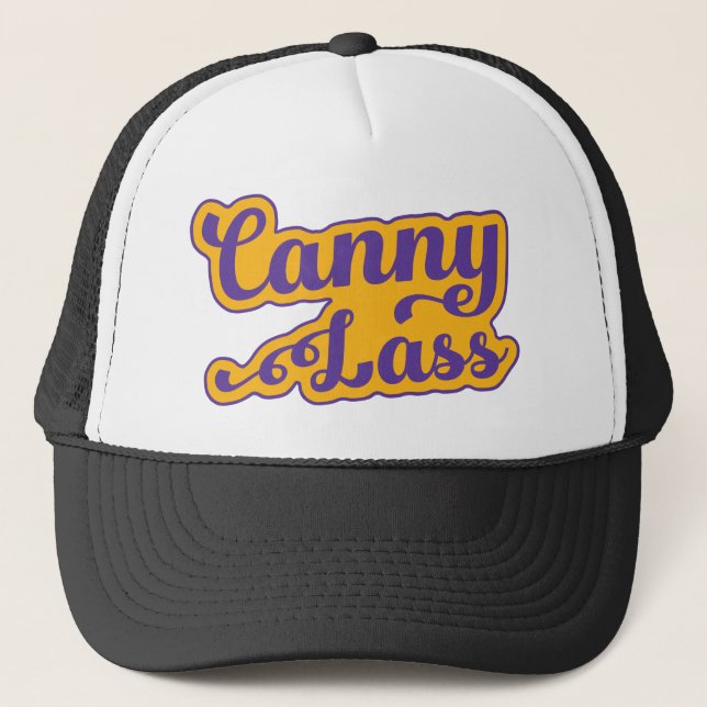 Boné Canny Lass Geordie Newcastle Dialect Trucker Hat (Frente)