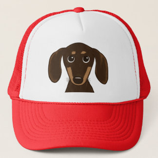 Boné Cão bonito do Wiener dos desenhos animados do