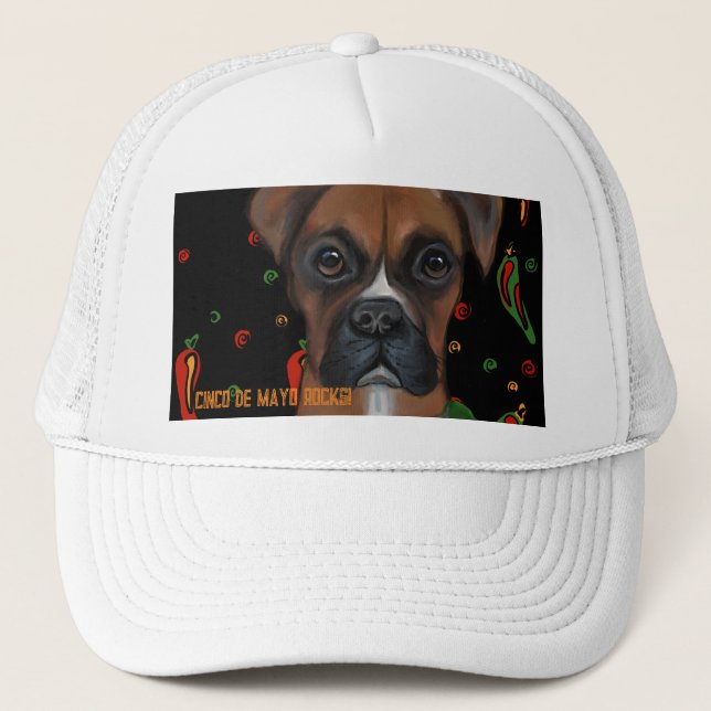 BONÉ CÃO BOXER (Frente)