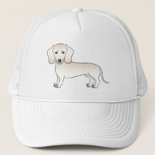 Boné Cão-de-cartoon Casaco Dachshund em inglês