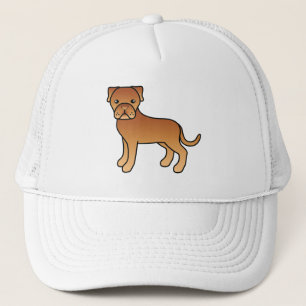 Boné Cão de desenho animado de Bordeaux