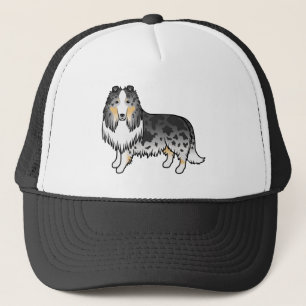 Boné Cão de desenho animado de Collie Rough